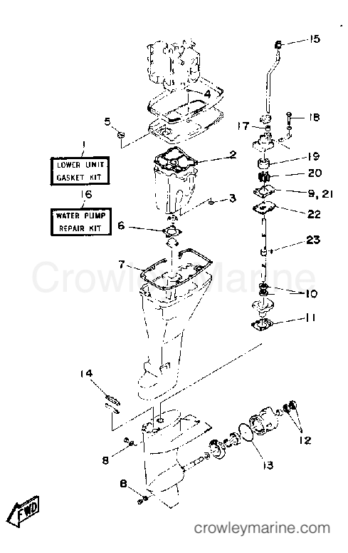 Yamaha Motors FT9.9ELD - REPAIR KIT 2