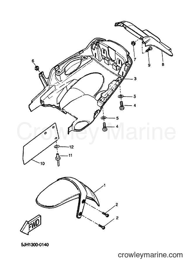 Yamaha Motors EW50 (5JH1) [020] - FENDER