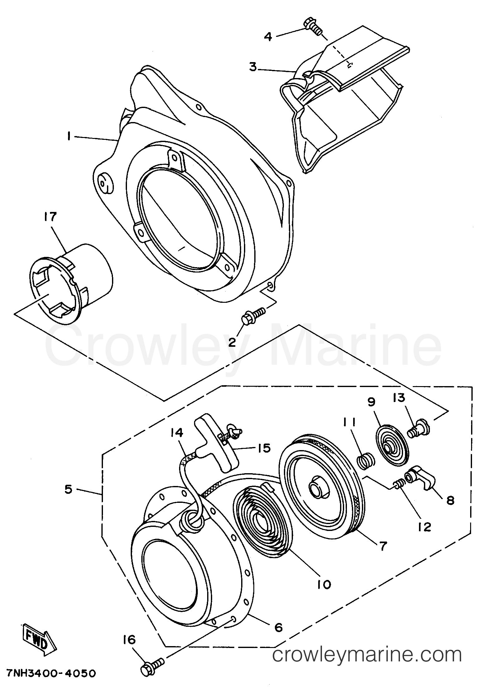 Yamaha Motors EF1600C - AIR SHROUD STARTER