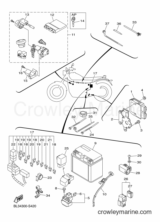 Yamaha Motors XVS950XR-A (BL34) [010] - ELECTRICAL 2