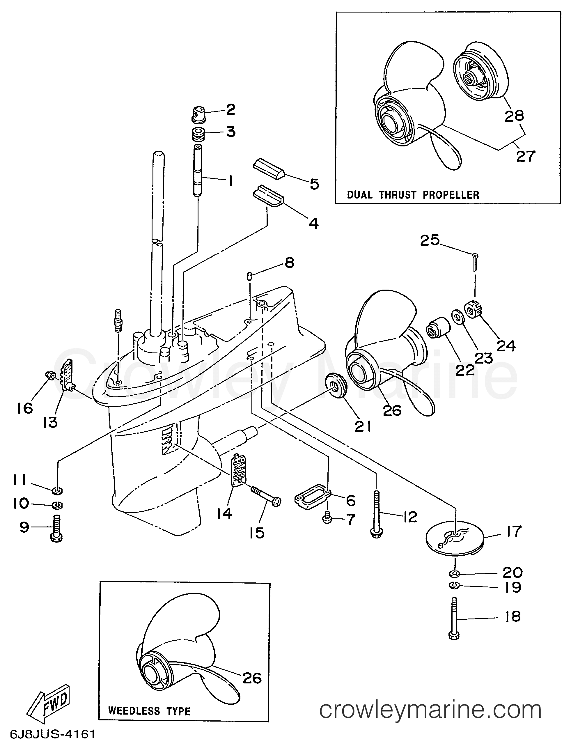 Yamaha Motors 25MLHX3 - LOWER CASING DRIVE 2
