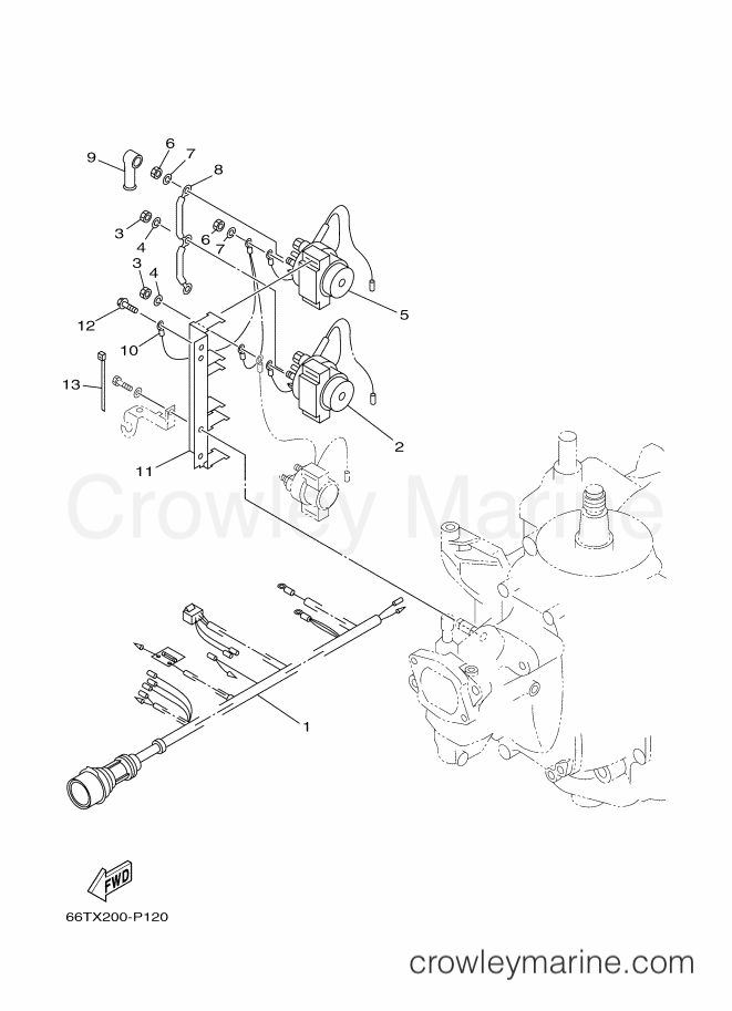 Yamaha Motors E40XWL (66TY) [210] - ELECTRICAL 3