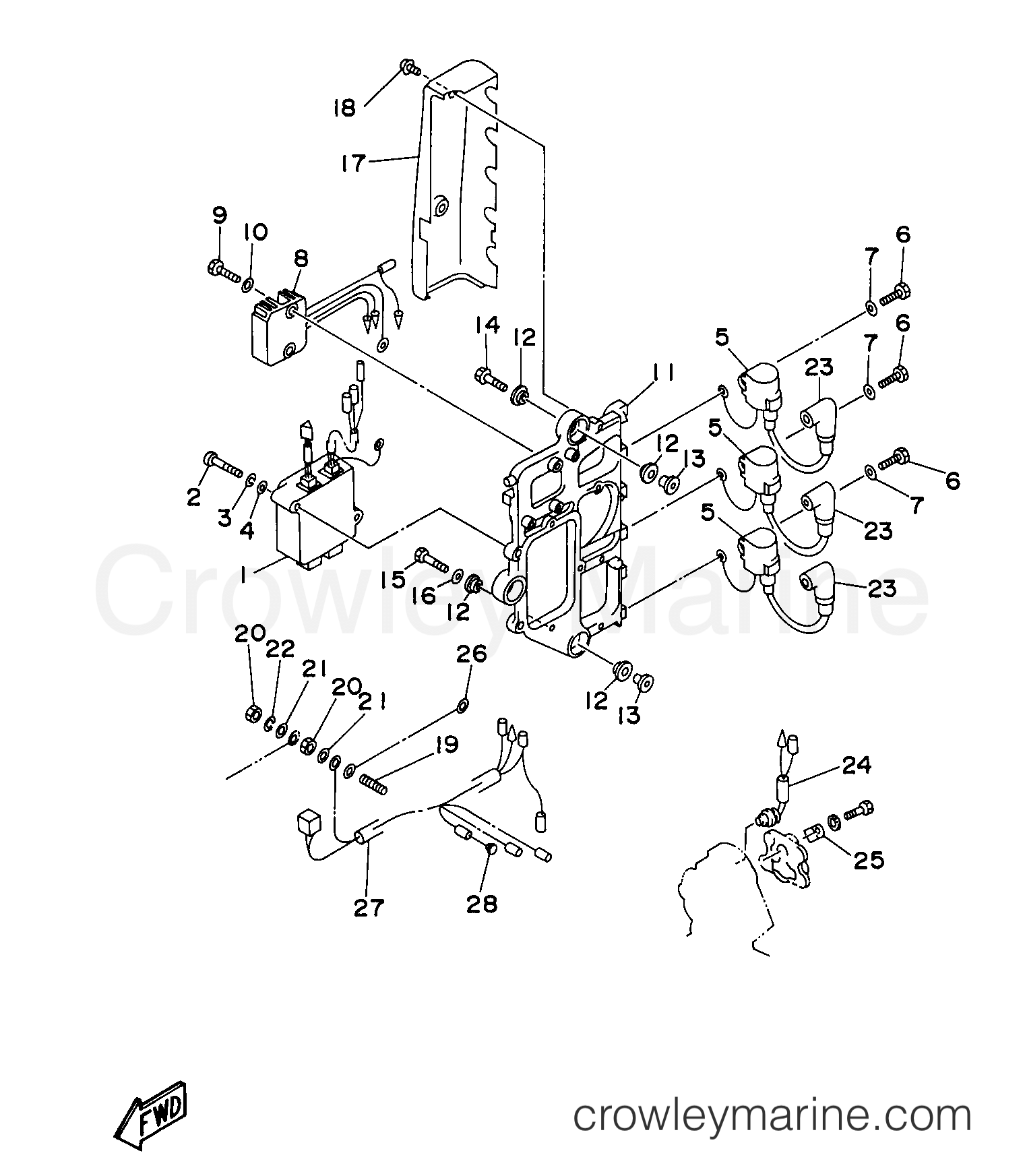 Yamaha Motors E75MLHX - ELECTRICAL 1