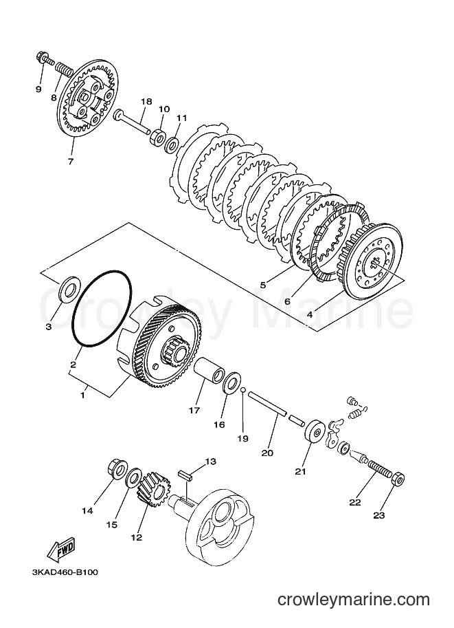 2003 Street Bike RX-K - RX-K (3KAD) [010] - CLUTCH