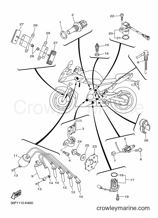 2012 Street Bike XJ6F - XJ6F (36PR) [010] - ELECTRICAL 1