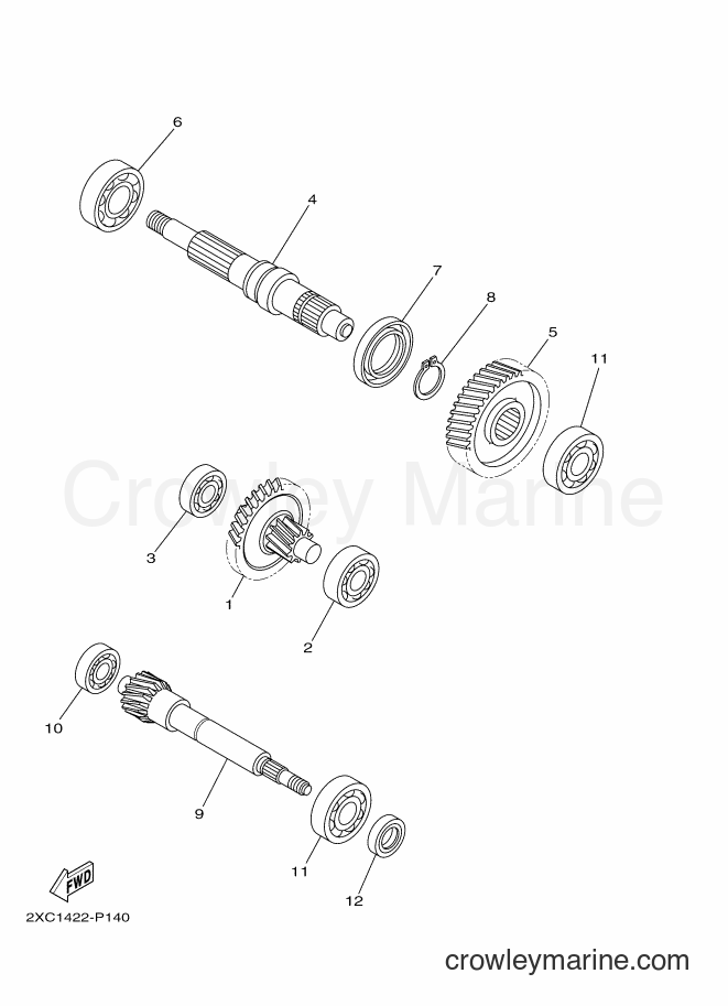 2015 Scooter AT125FC - AT125FC (2XC1) [010] - TRANSMISSION