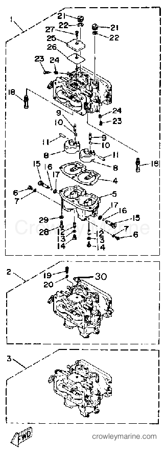 Yamaha Motors 150ETLF - CARBURETOR