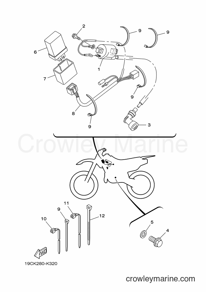 2014 Dirt Bike TT-R125LW - TT-R125LW (2CP4) [010] - ELECTRICAL 1