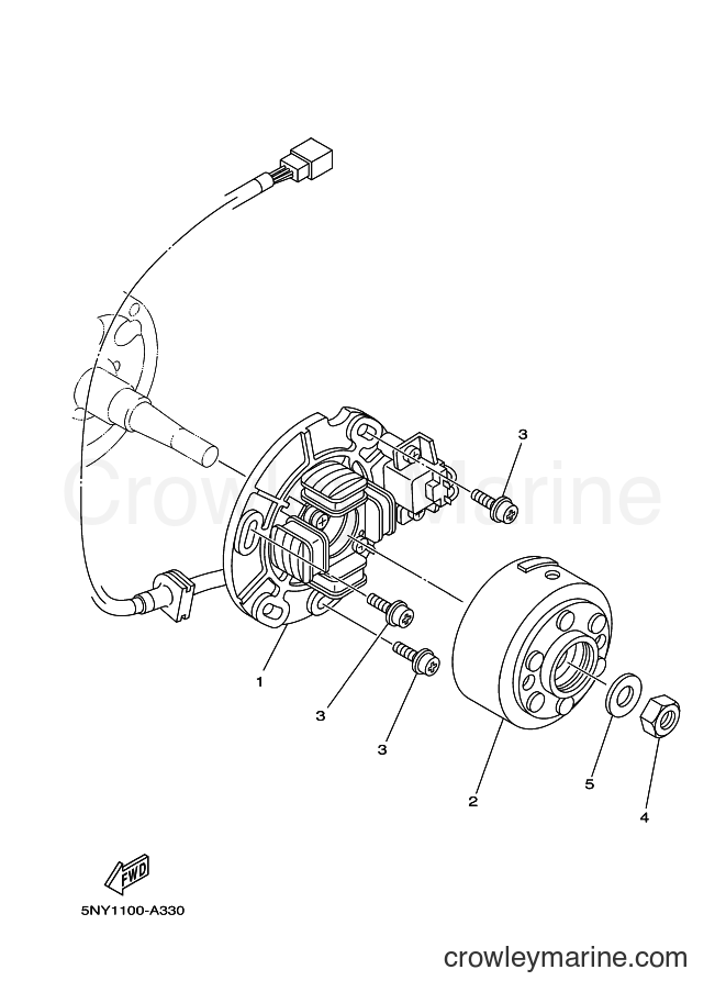 2002 Dirt Bike YZ125 - YZ125 (5NY2) [030] - GENERATOR
