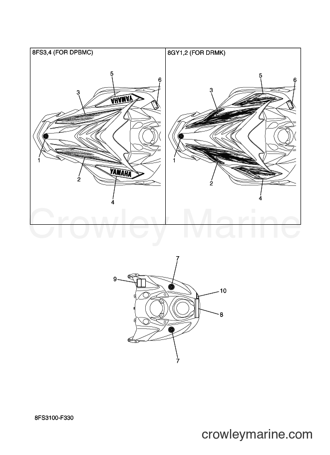 2007 Snowmobile RX10M - RX10M (8FS4) [010] - EMBLEM