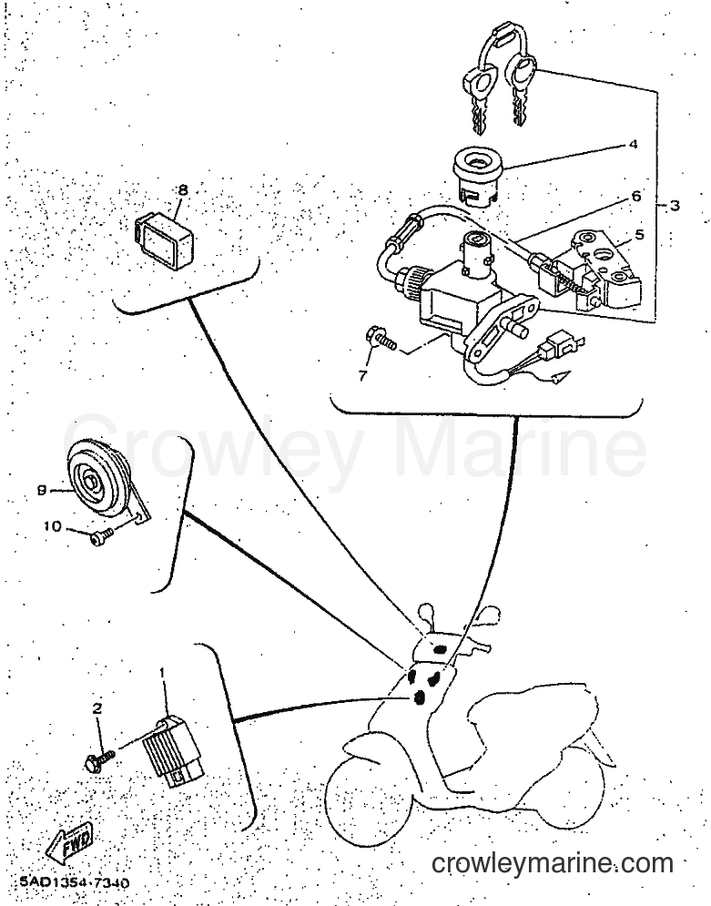 Yamaha Motors YN50 (5BX1) [010] - ELECTRICAL 1