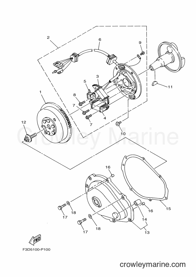 Yamaha Motors VX700-P (F3D5) [020] - GENERATOR