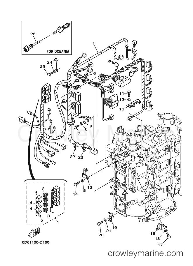 Yamaha Motors F75TLRD (6D61) [030] - ELECTRICAL 3