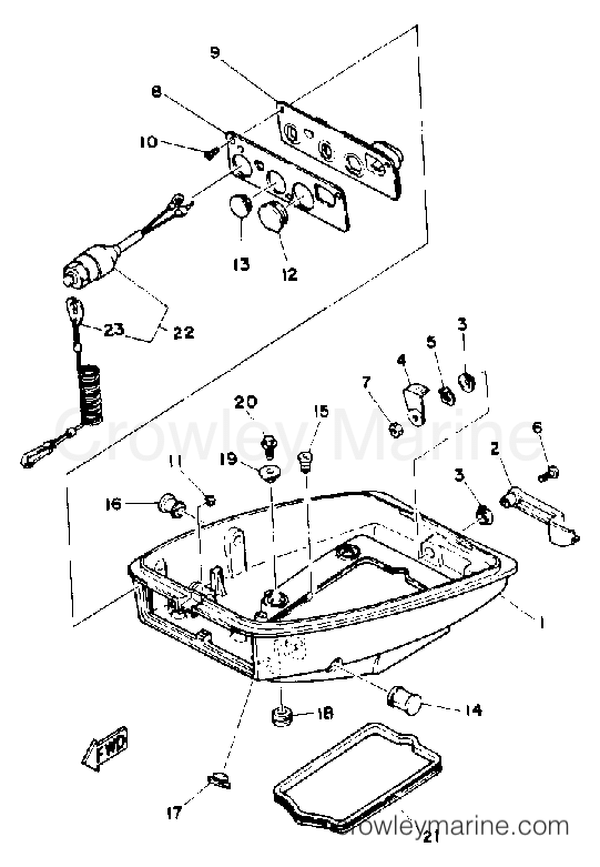 Yamaha Motors 8MLHQ - BOTTOM COWLING