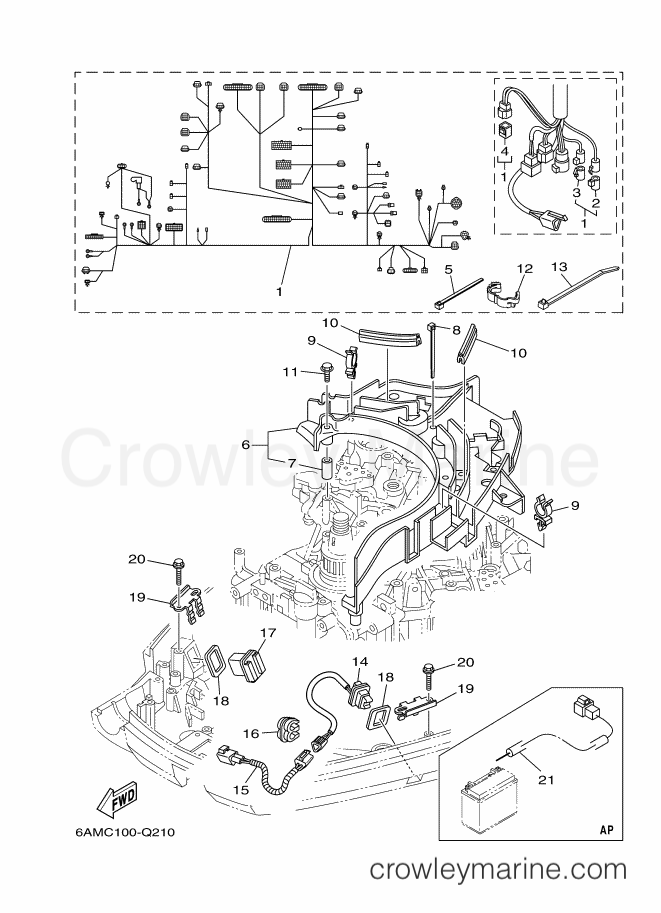 Yamaha Motors LF250XA-2017 (6P3E) [180] - ELECTRICAL 4