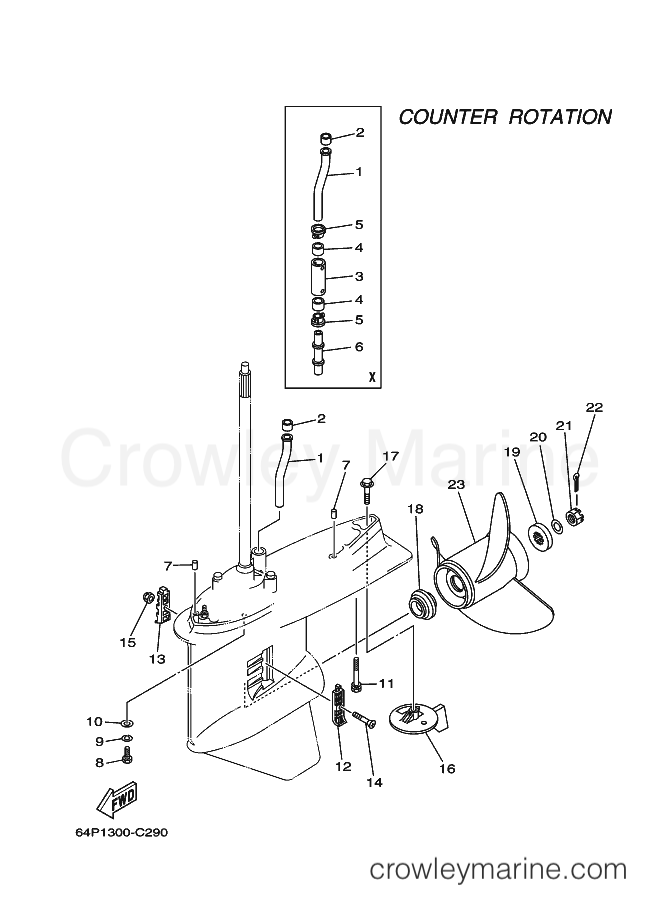 Yamaha Motors F150AETX (63P9) [060] - LOWER CASING & DRIVE 4
