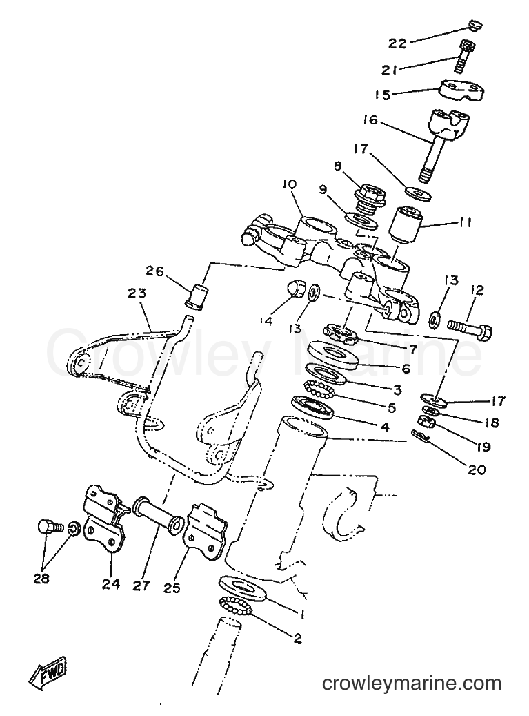 1996 Street Bike SR250 - SR250 (21L2) [999] - STEERING