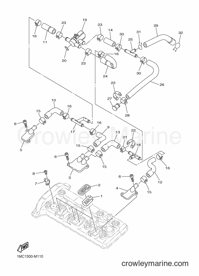 2013 Sport Bike FJR1300A - FJR1300A (1MC2) [010] - AIR INDUCTION SYSTEM