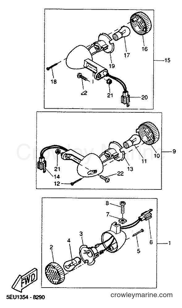 Yamaha Motors YH50 (5PF1) [020] - FLASHER LIGHT