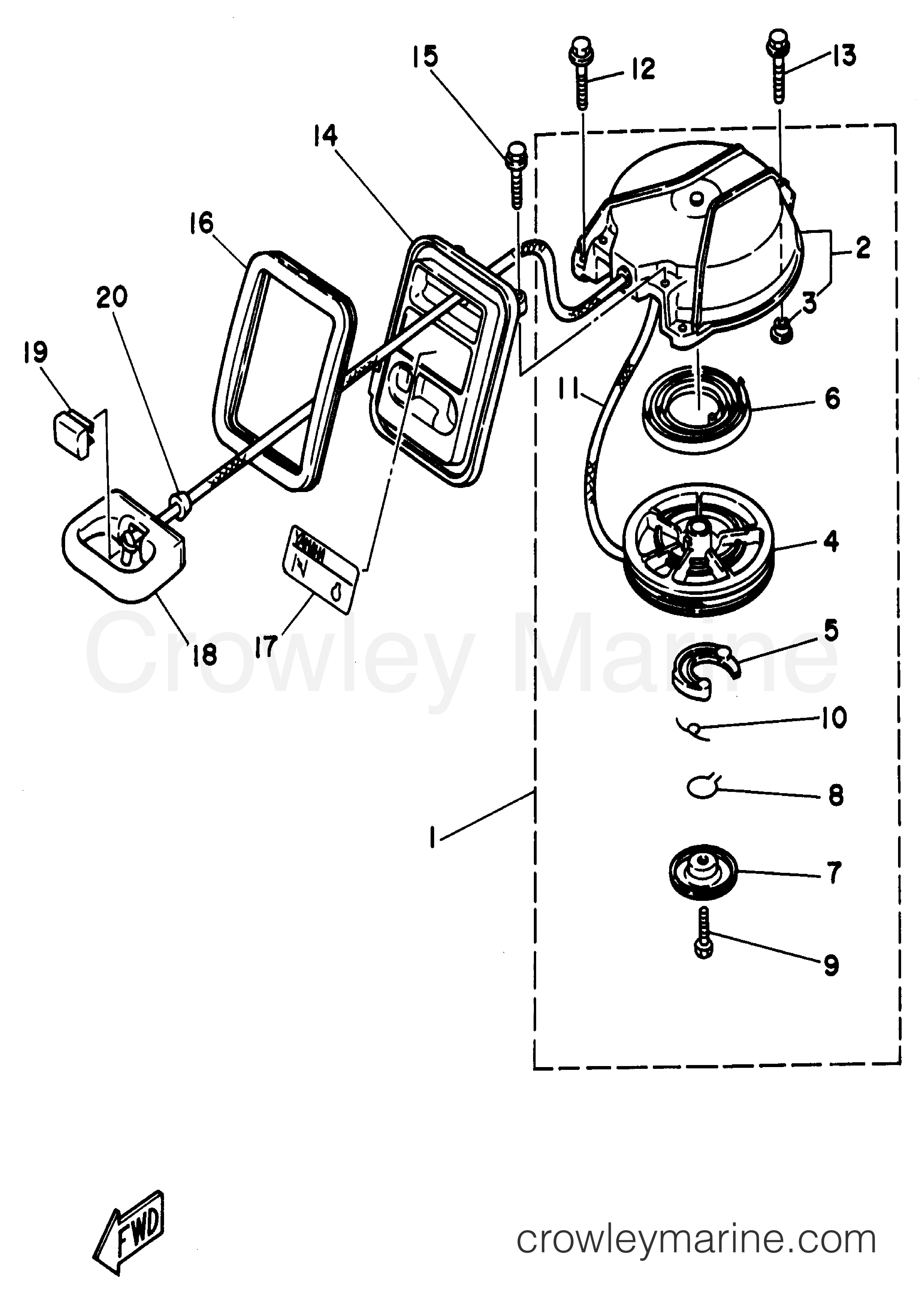 Yamaha Motors 3MSHW - STARTER