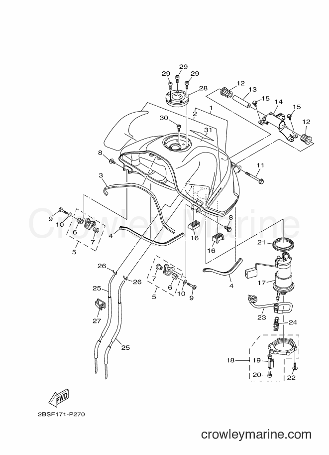 2015 Dirt Bike XT1200Z - XT1200Z (2BSF) [010] - FUEL