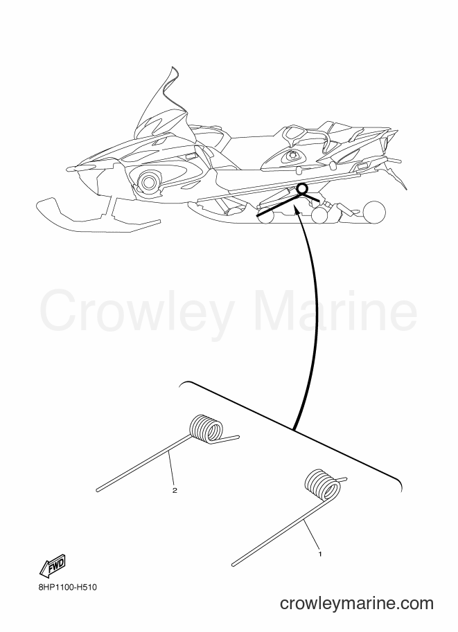 2009 Snowmobile RS10SUV - RS10SUV (8HP2) [010] - ALTERNATE REAR SUSPENSION