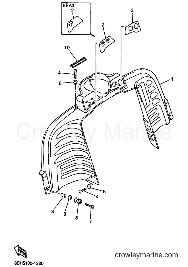 Yamaha Motors SX600R (8EA3) [030] - INSTRUMENT PANEL