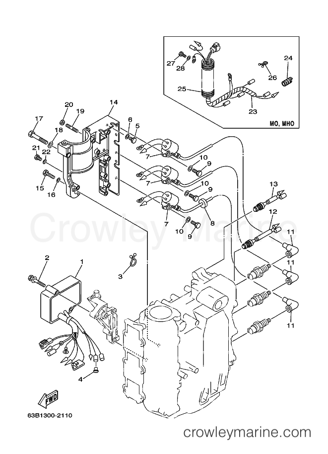 Yamaha Motors 40Y (68P4) [020] - ELECTRICAL 1