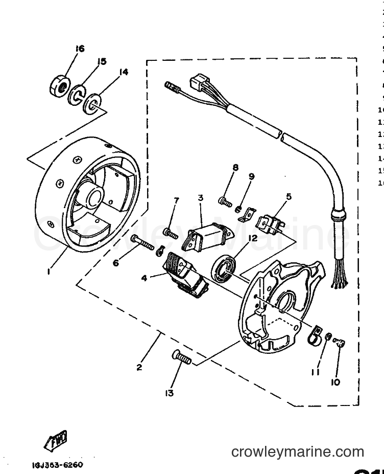 1990 Scooter CH80 - CH80 (3WX1) [999] - GENERATRICE