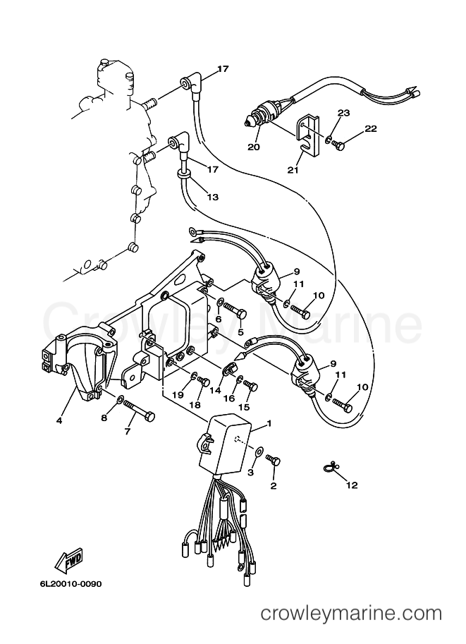 Yamaha Motors 20MSHA (6L31) [030] - ELECTRICAL 1