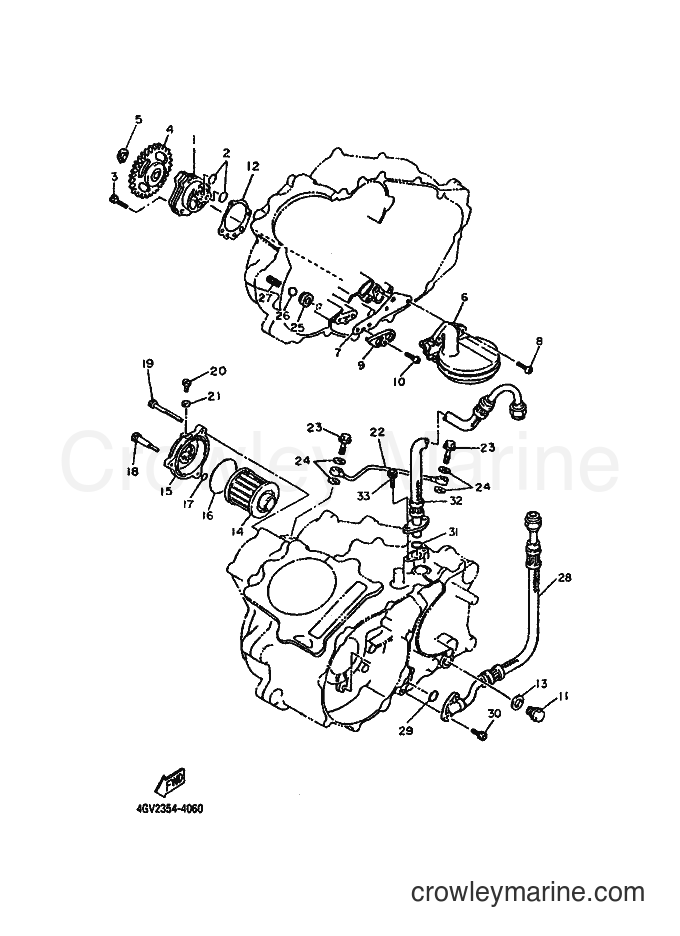 Yamaha Motors TT600E (4GV2) [999] - OIL PUMP