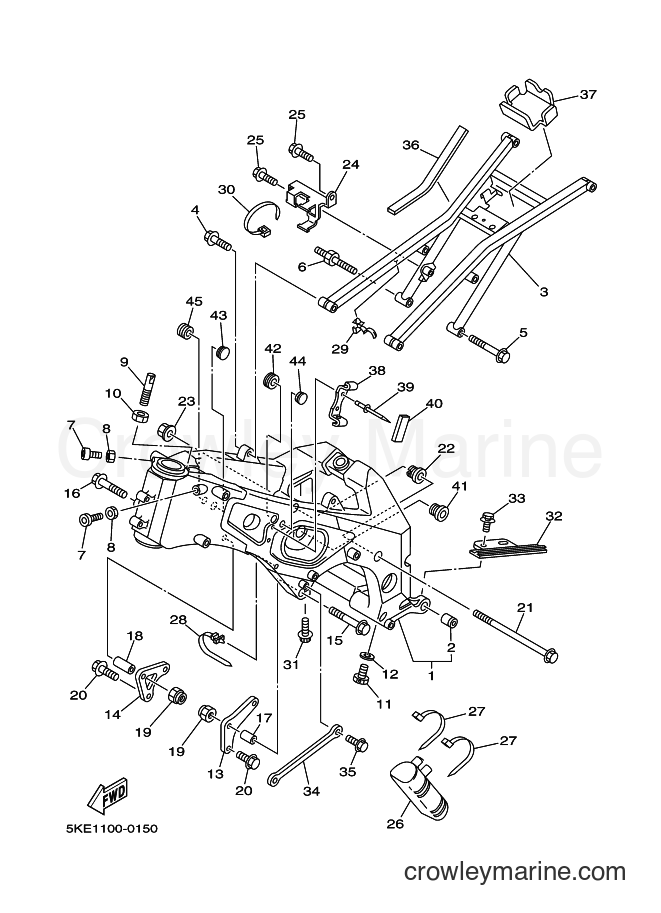 2000 Street Bike TZ250 - TZ250 (5KE1) [070] - FRAME