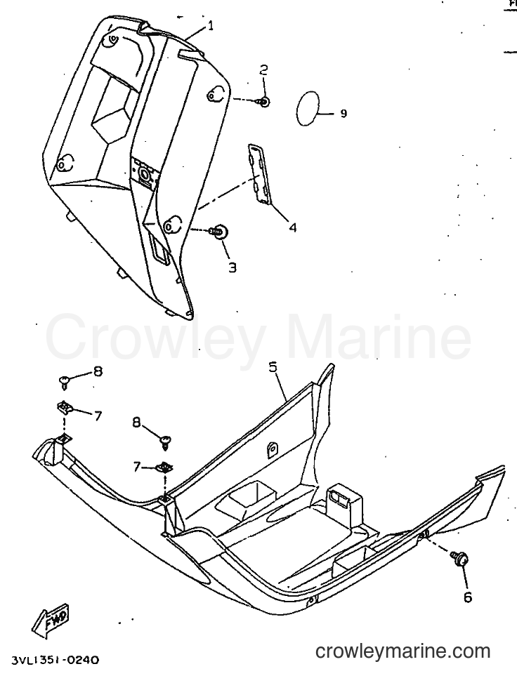 1998 Scooter CW50 - CW50 (4VVF) [010] - LEG SHIELD