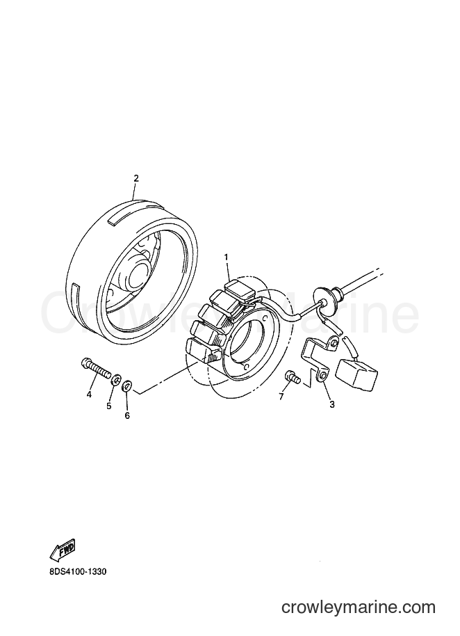 Yamaha Motors VX700 (8DS4) [020] - GENERATOR