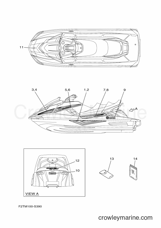 Yamaha Motors FB1800A-S (F2TN) [010] - GRAPHICS