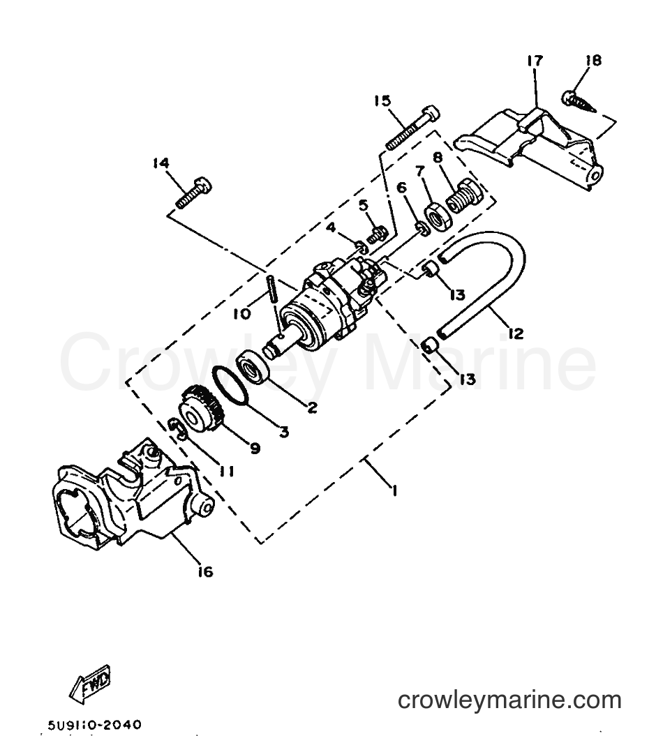 1992 Scooter MA50M - MA50M (2FV) [999] - OIL PUMP