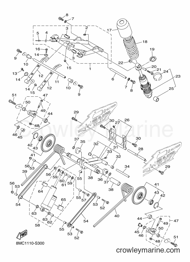2017 Snowmobile SRS10XL37 - SRS10XL37 (8MC2) [010] - TRACK SUSPENSION 2