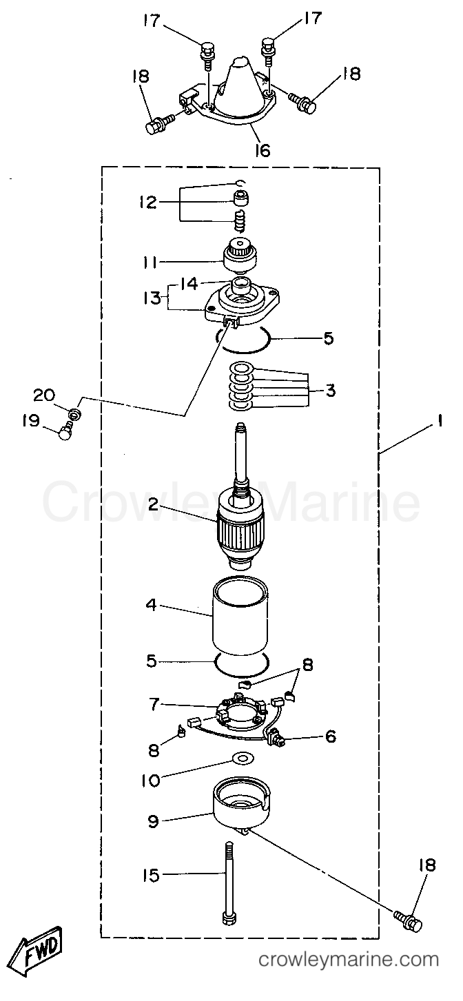 Yamaha Motors C115TXRT - STARTING MOTOR