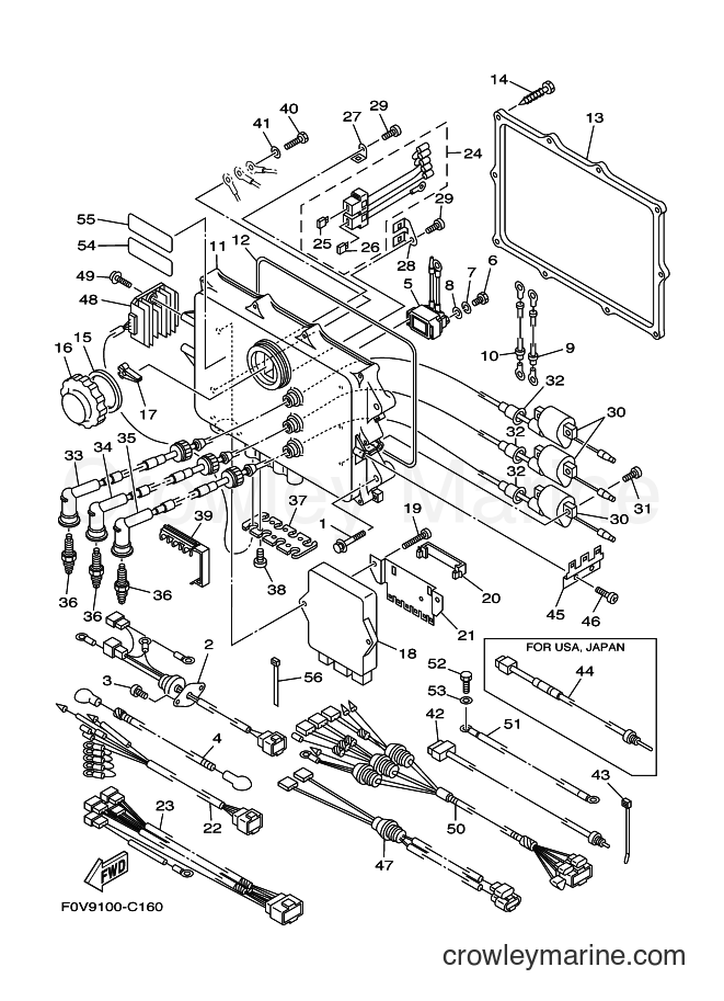 Yamaha Motors JET FOR XA1200 (68N1) [04E] - ELECTRICAL 1