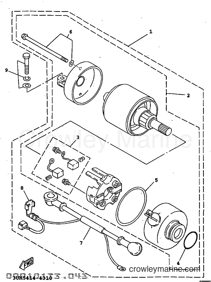 1997 Scooter XC150LC - XC150LC (5EE2) [999] - STARTING MOTOR
