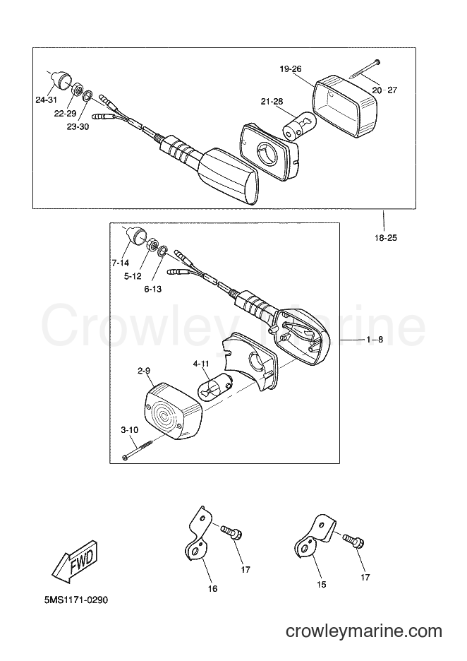 Yamaha Motors CW50 (5MS2) [010] - FLASHER LIGHT