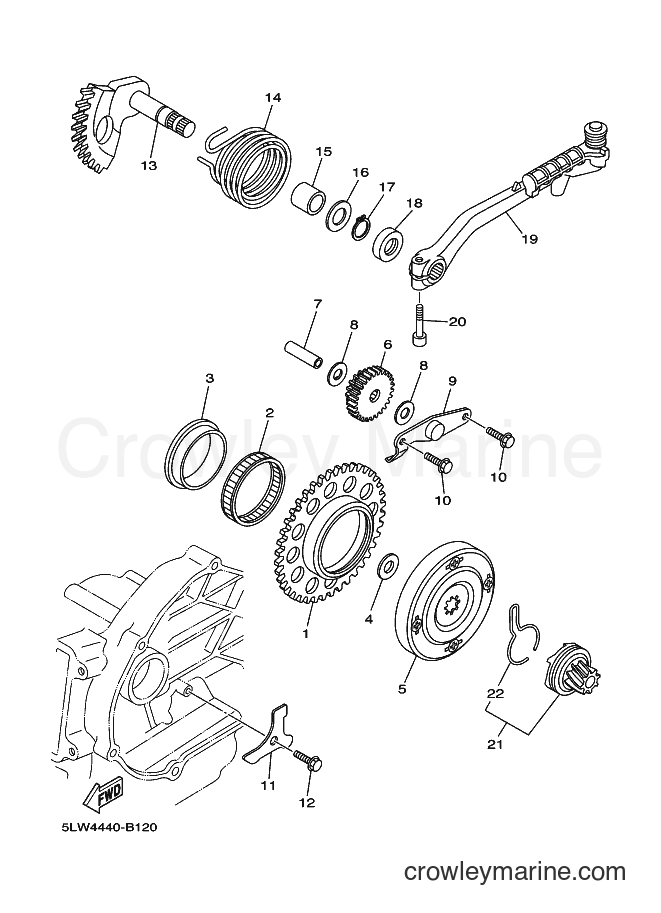 Yamaha Motors AT115 (5MX4) [010] - STARTER