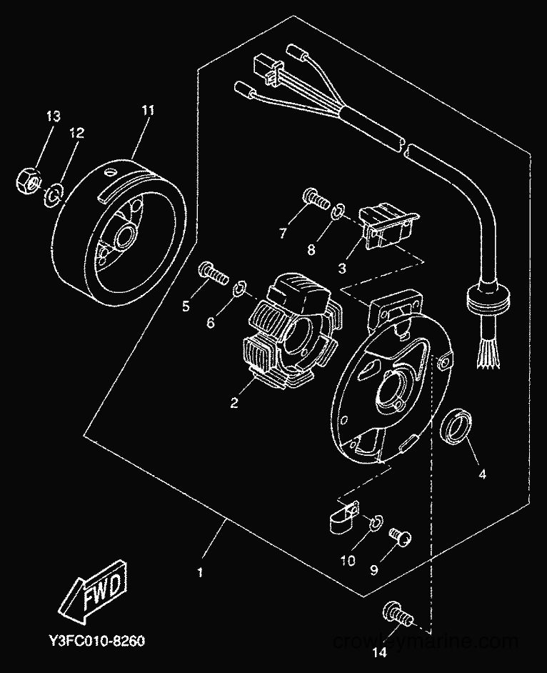 Yamaha Motors CW50 (5HG6) [010] - GENERATOR