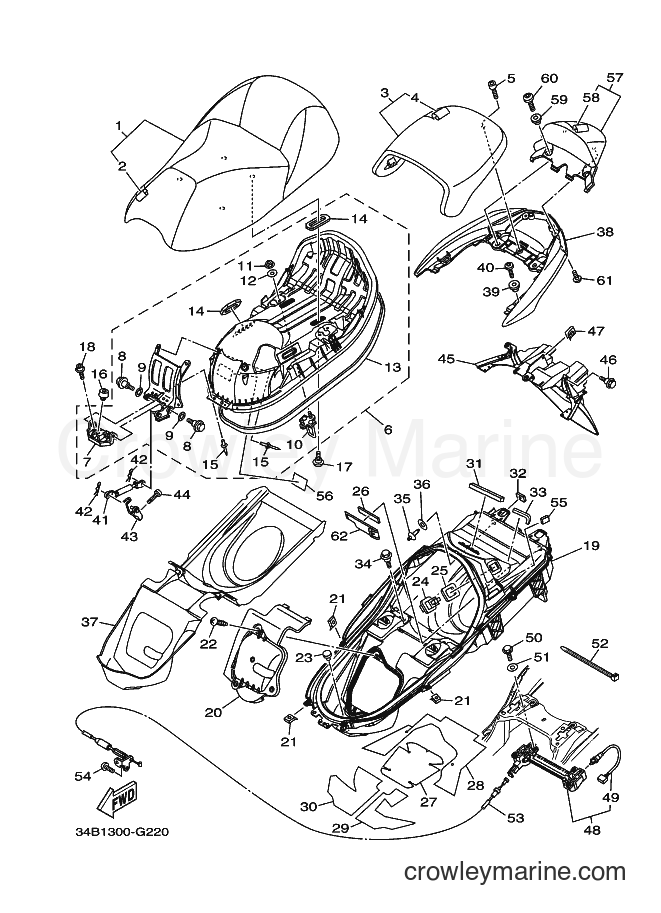 Yamaha Motors YP400A (34B1) [050] - SEAT