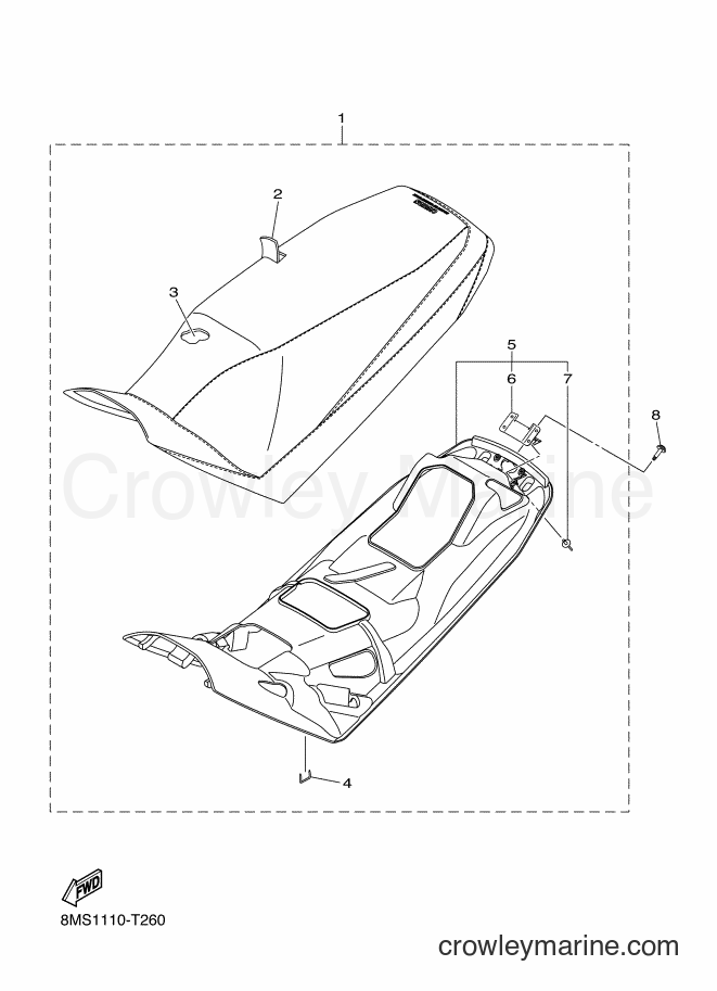 Yamaha Motors SRS10ML53 (8MS2) [010] - SEAT