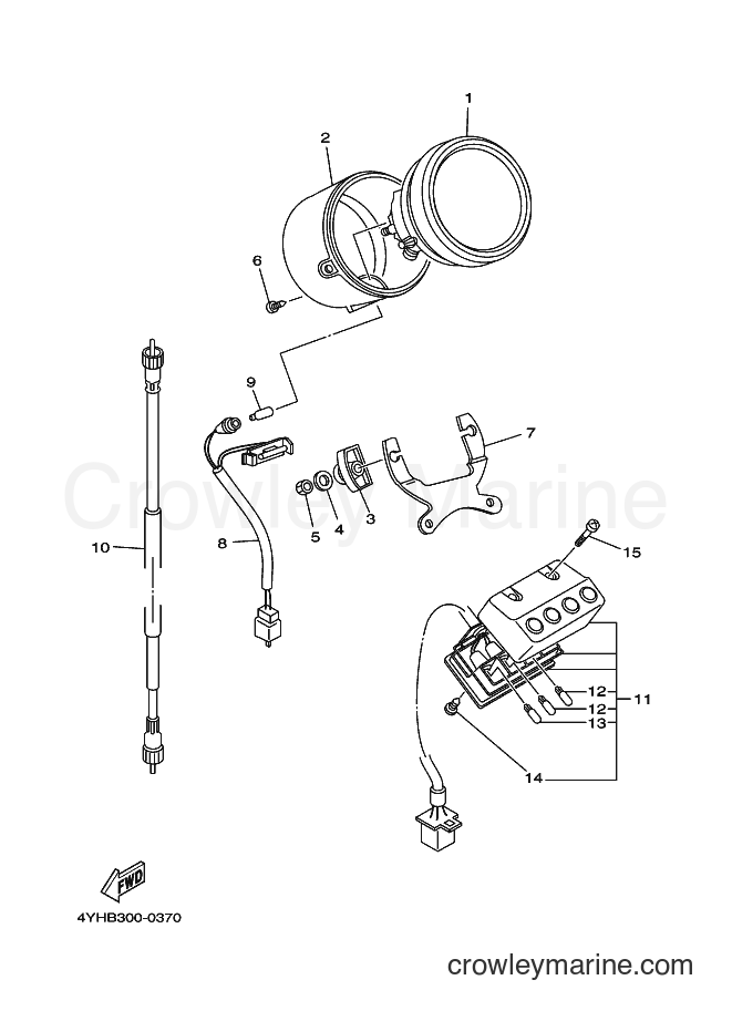 Yamaha Motors XV535 (4YHC) [040] - METER