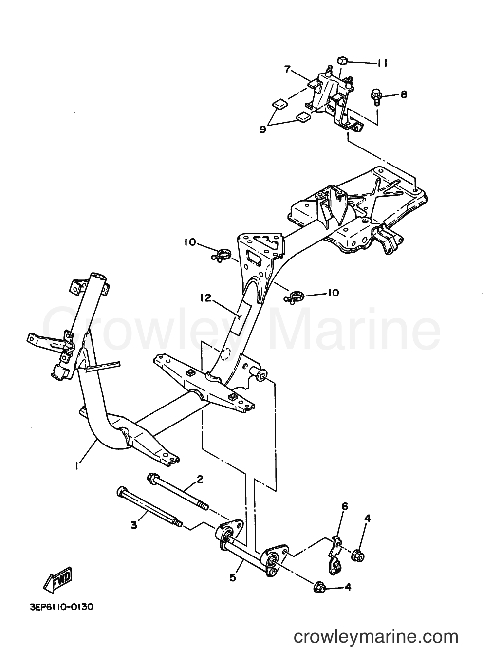 1997 Scooter SH50 - SH50 (3EPL) [010] - FRAME