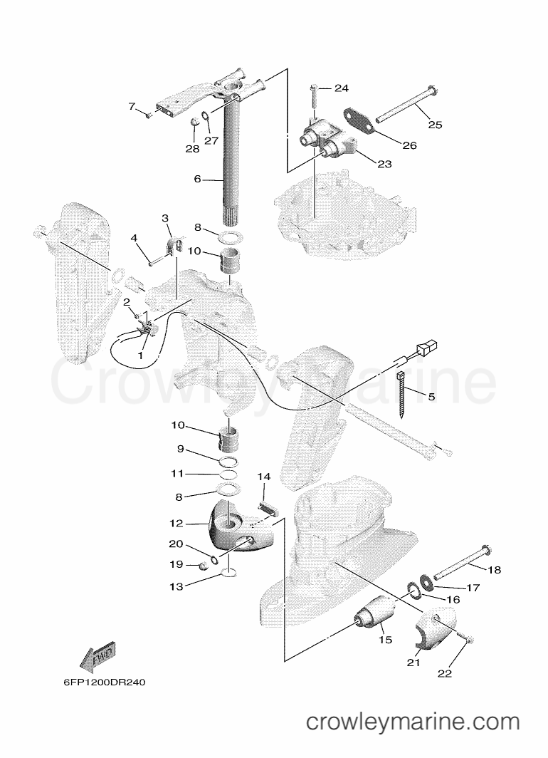 Yamaha Motors F80DET (6HV1) [060] - BRACKET 2