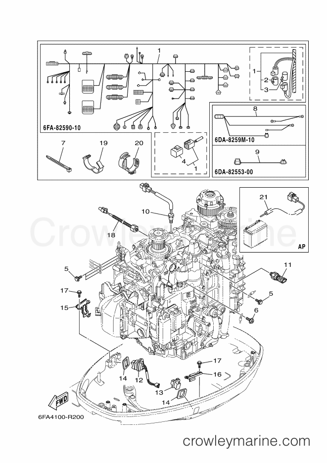 Yamaha Motors F175LA-2017 (6FA4) [110] - ELECTRICAL 4