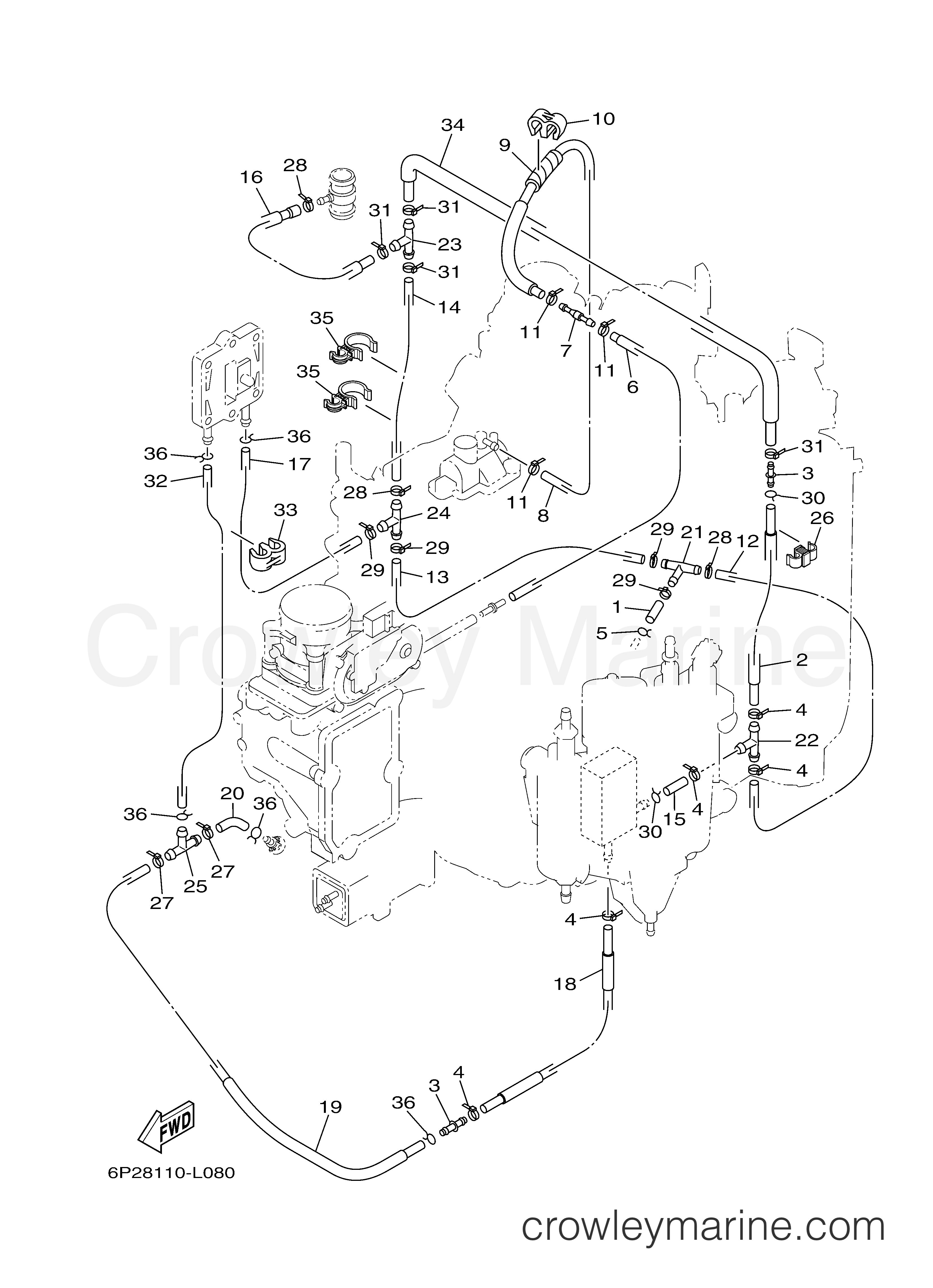 Yamaha Motors LF200XA - INTAKE 2